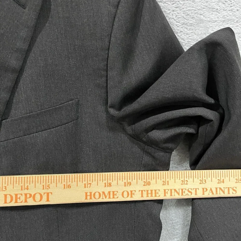 Banana Republic Blazer‎ 42R Charcoal Italian Lanificio Cerruti Wool Tailored Fit